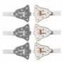 Klamerka drewniana Incood Mix, 1szt - 3